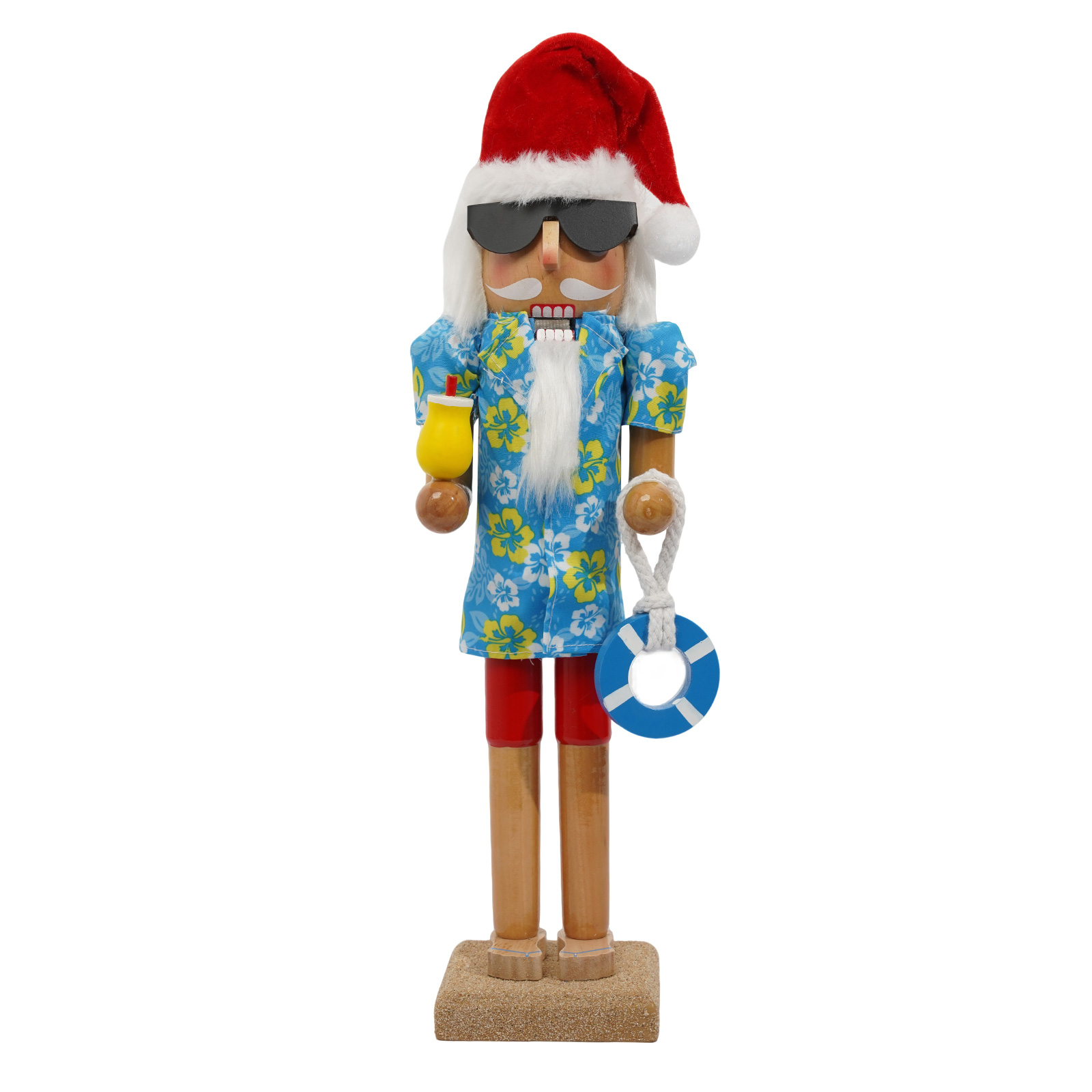 Nutcracker Figurine - 14-calowa drewniana figurka łamacza orzechów, idealna