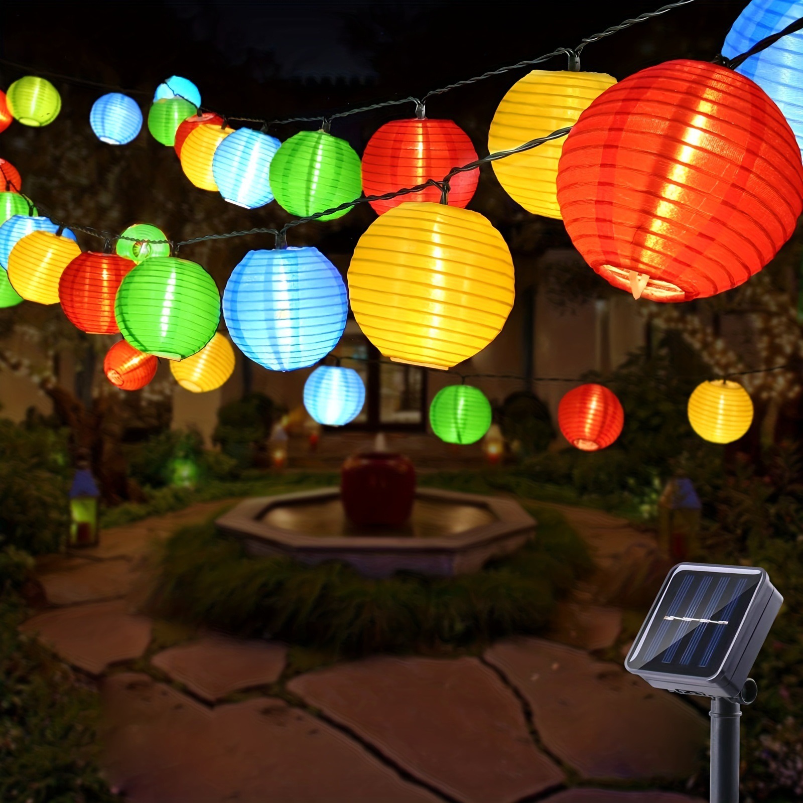Led Fairy String Lights - LED Solar Lantern String Lights Outdoor