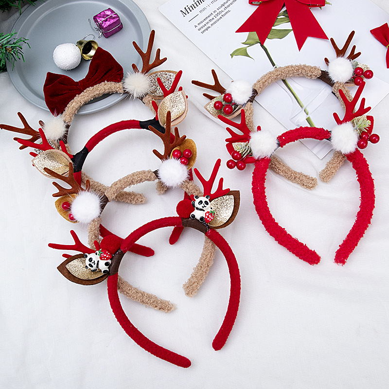 Świąteczna opaska do włosów z  – Reindeer Antlers Headband recenzja i cena