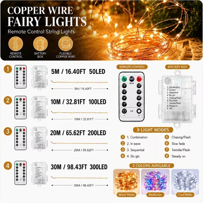 10-metrowa, wodoodporna, zasil – Led Fairy String Lights recenzja i cena
