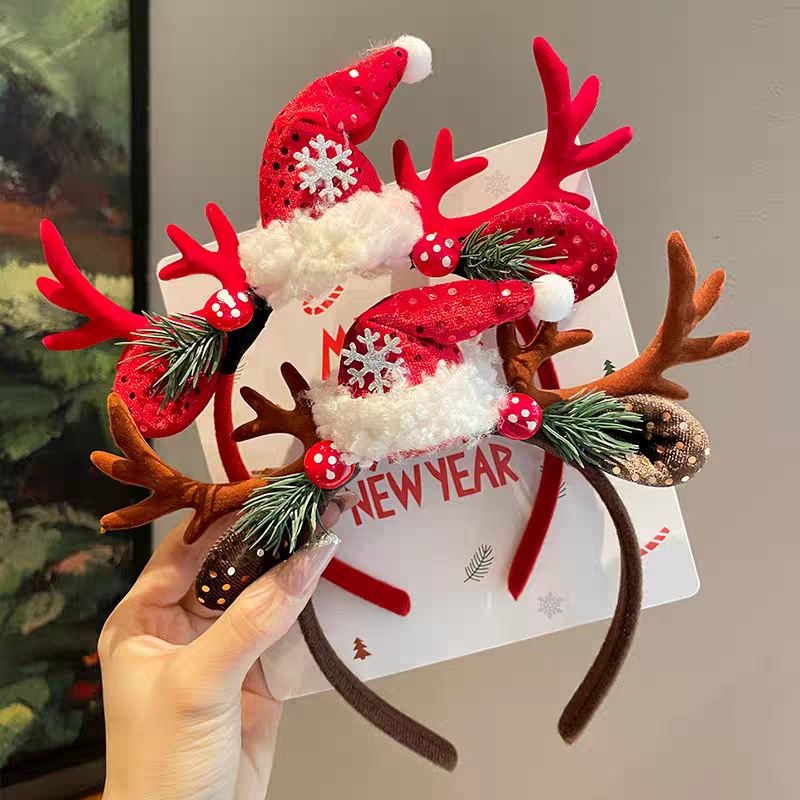 Świąteczna opaska do włosów z  – Reindeer Antlers Headband recenzja i cena