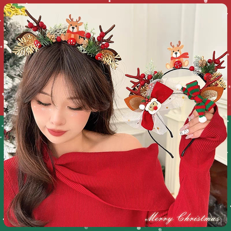 Świąteczna opaska do włosów z  – Reindeer Antlers Headband recenzja i cena
