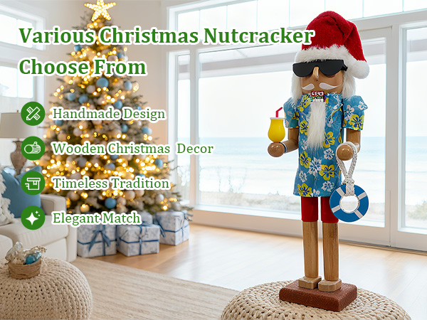 14-calowa drewniana figurka ła – Nutcracker Figurine recenzja i cena
