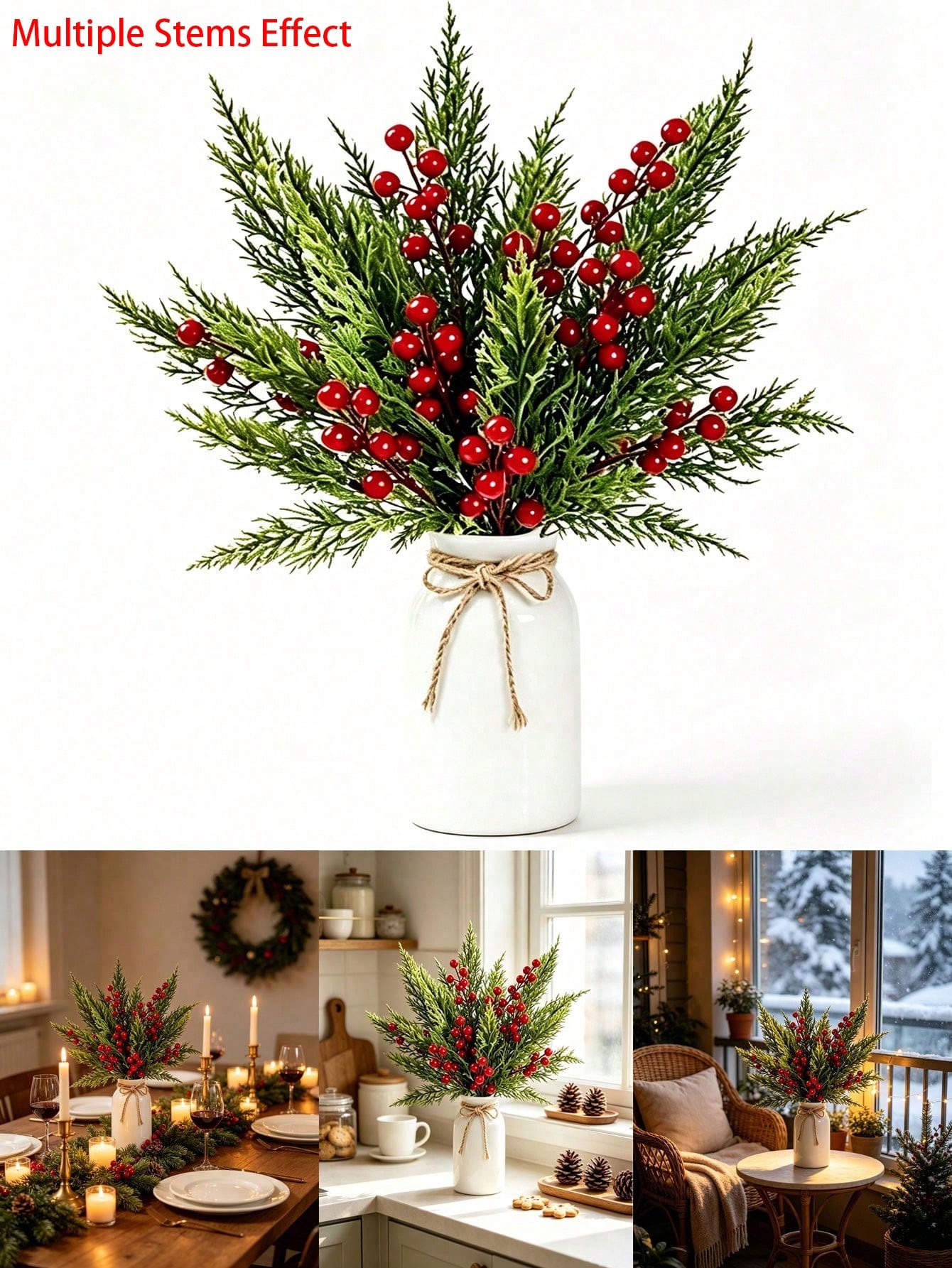 20 sztuk sztucznych gałązek so – Christmas Tree Artificial recenzja i cena
