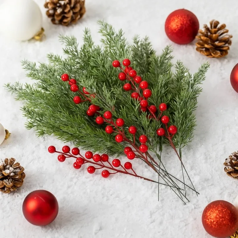 Sztuczne gałązki sosny z czerw – Christmas Tree Artificial recenzja i cena