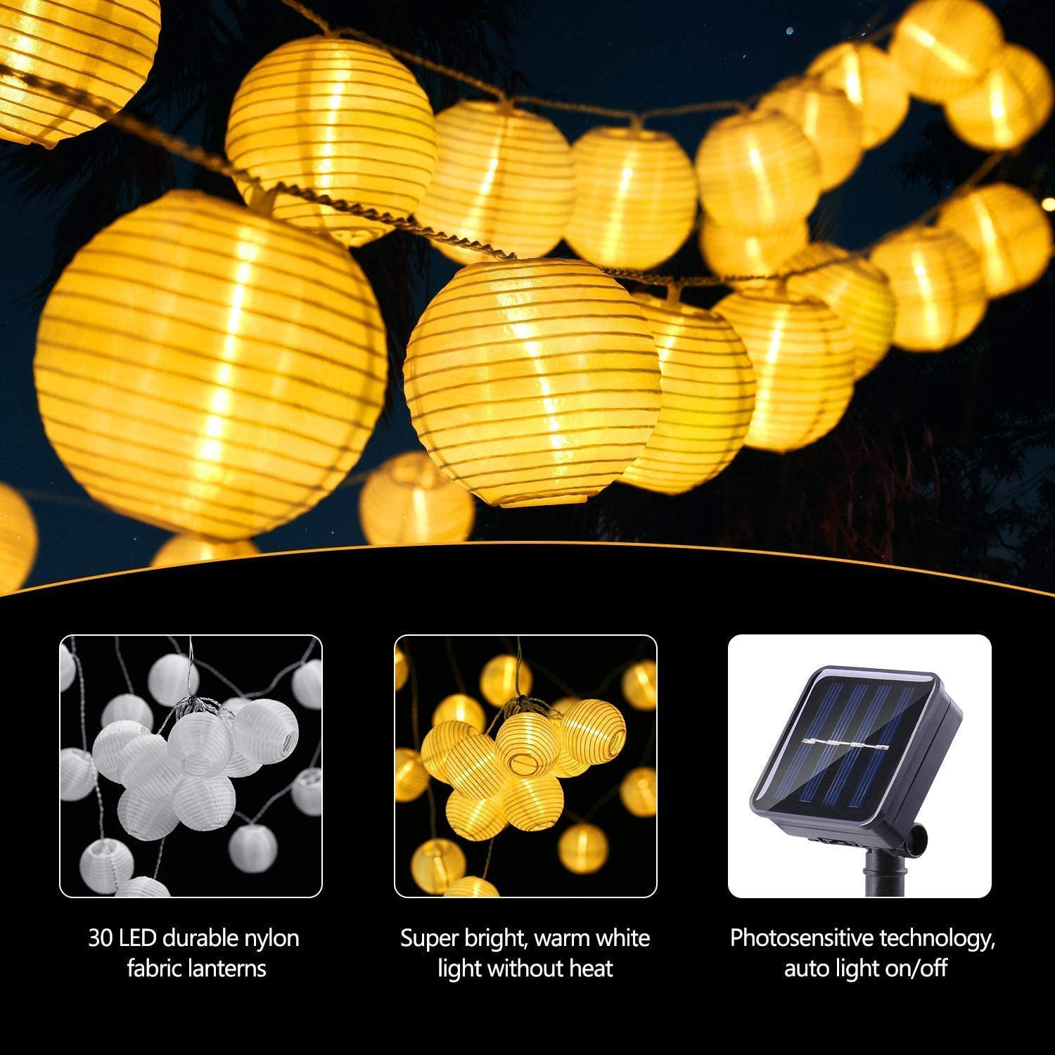 LED Solar Lantern String Light – Led Fairy String Lights recenzja i cena